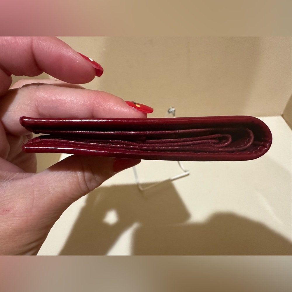 Christian Dior Bordeaux Women’s Bifold Trotter Wallet - Picture 3 of 13